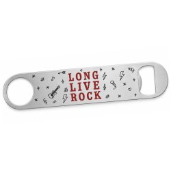Long Live Rock – Stainless Steel Bottle Opener