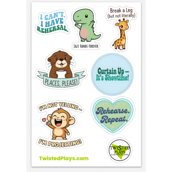 Theatre Sticker Sheet
