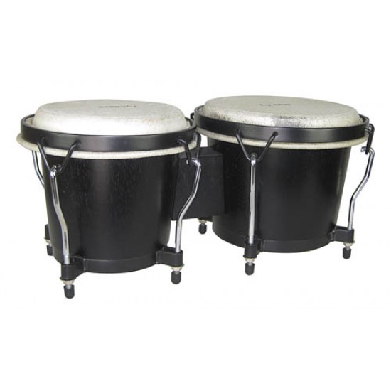 Ritmo Series Black Finish Bongos