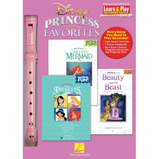 DISNEY PRINCESS FAVORITES Learn & Play Recorder Pack