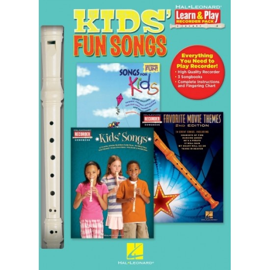 KIDS' FUN SONGS Learn & Play Recorder Pack